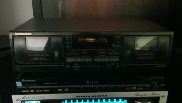 Pioneer CT-W403R Dual Cassette, Auto Reverse, Dolby B & C, HX Pro READ - Image 4