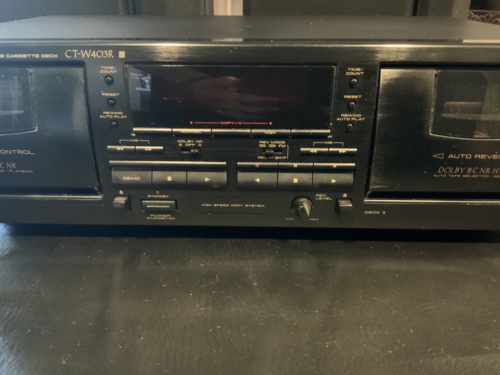 Pioneer CT-W403R Dual Cassette, Auto Reverse, Dolby B & C, HX Pro READ - Image 7