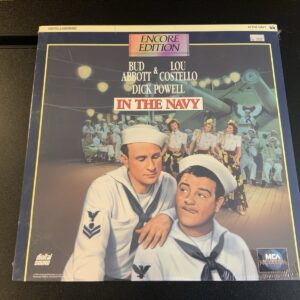 ABBOTT & COSTELLO IN THE NAVY ENCORE MOVIE LASERDISC DICK POWELL NEW SEALED