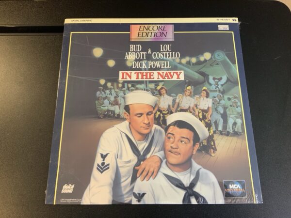 ABBOTT & COSTELLO IN THE NAVY ENCORE MOVIE LASERDISC DICK POWELL NEW SEALED