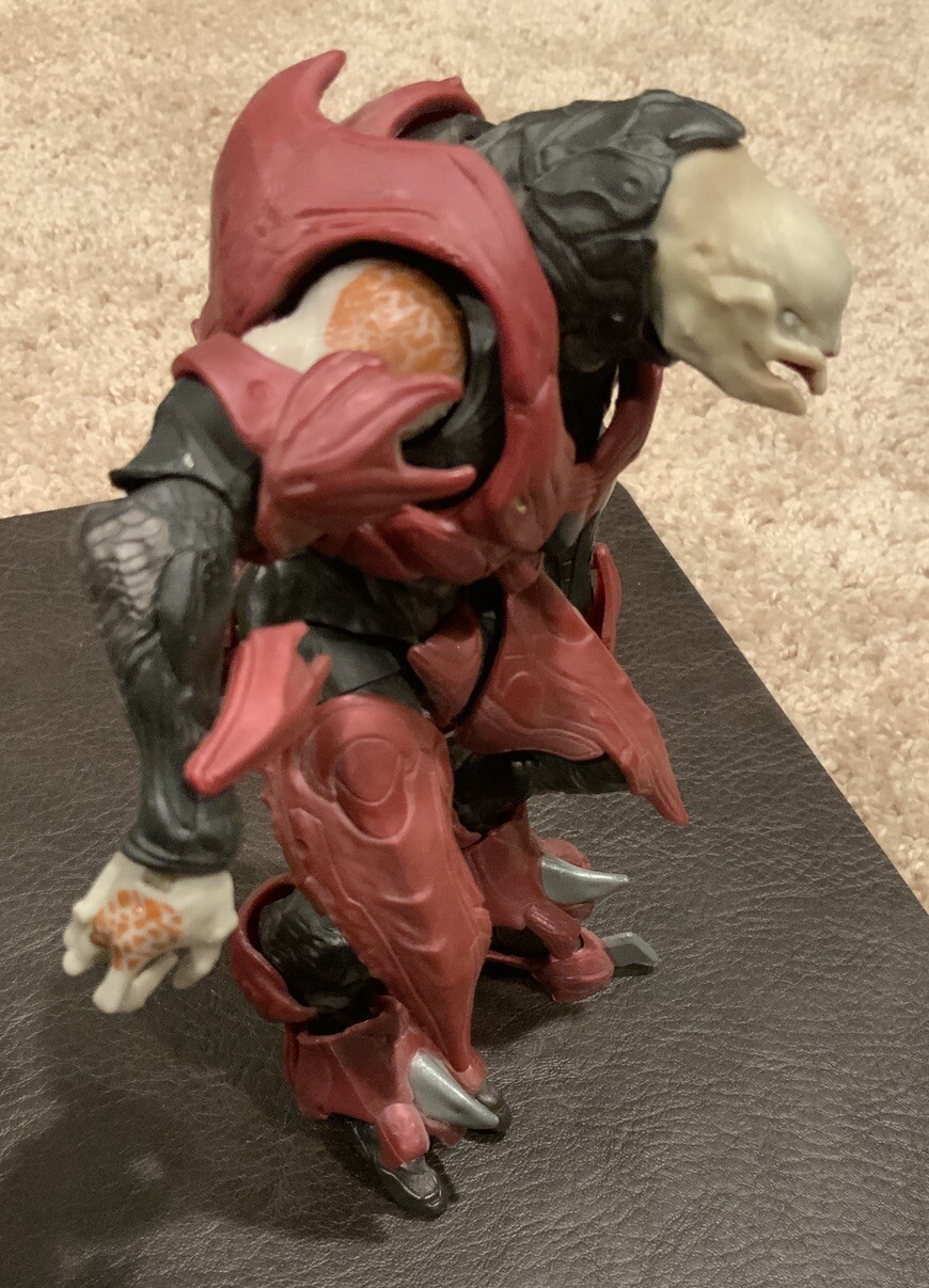 Halo Elite Zealot Alpha Crawler Soldier Figure 7” Mattel 2016 Microsft Incomplet - Image 3