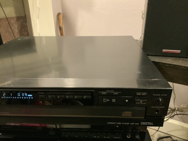 Sony CDP-C50M Compact Disc CD Player 5CD Changer HiFi Separate 1988 Japan - Image 3
