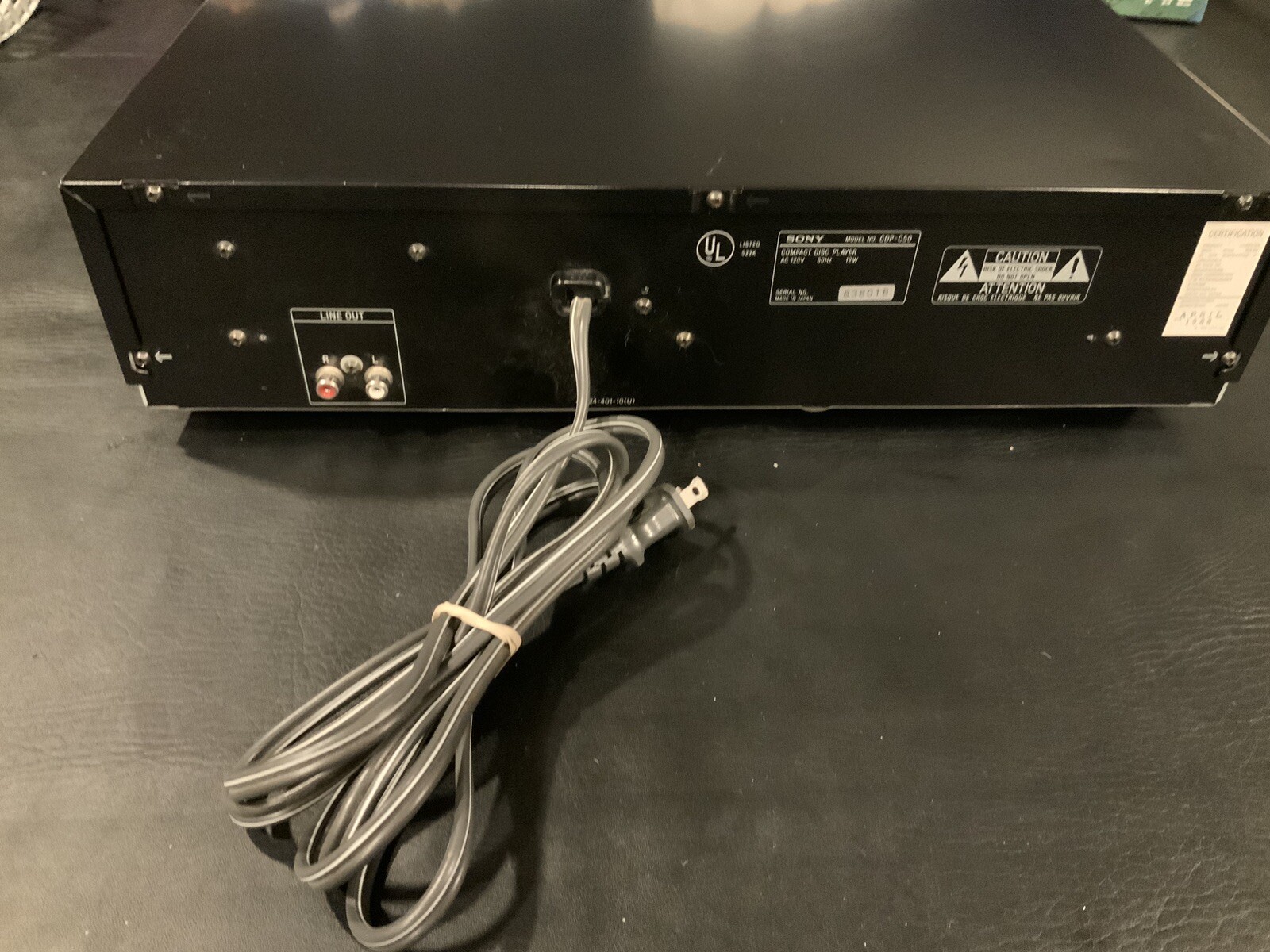 Sony CDP-C50M Compact Disc CD Player 5CD Changer HiFi Separate 1988 Japan - Image 12