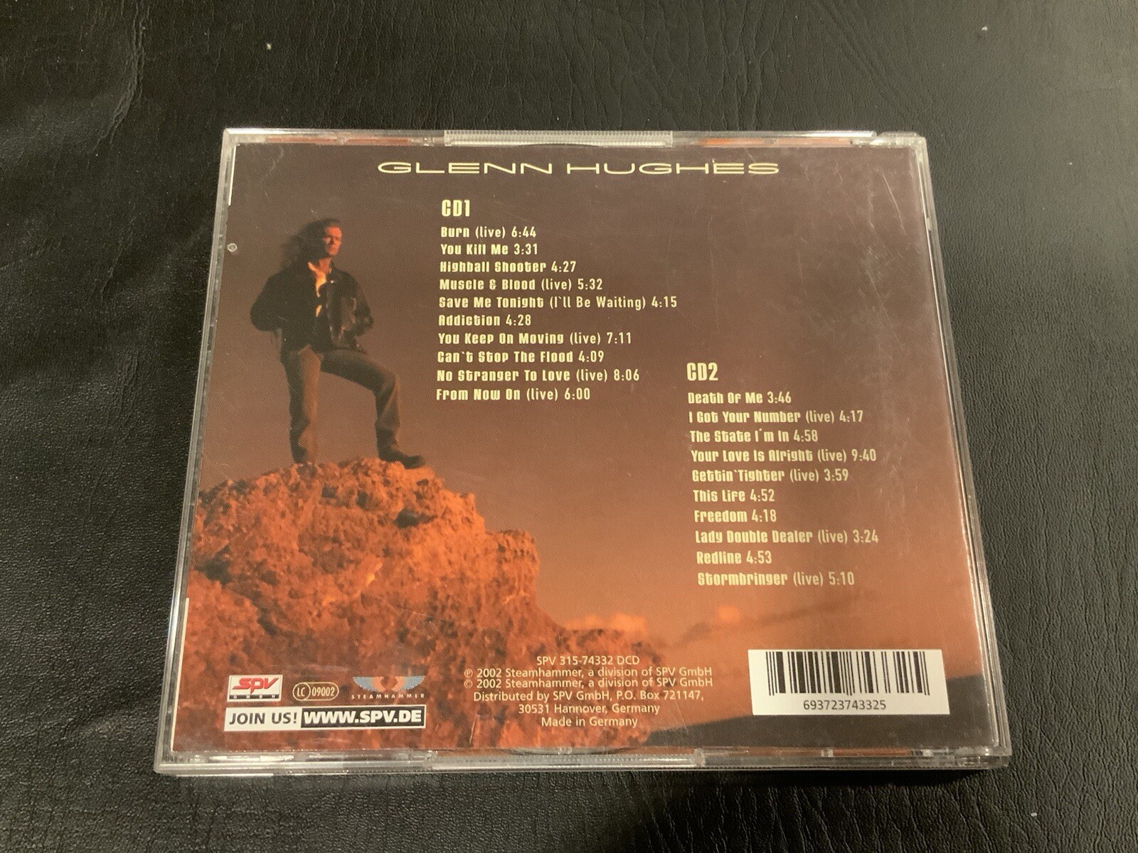 Glenn Hughes Different Stages: The Best of Glenn Hughes 2002 SPV 2CD Deep Purple - Image 2
