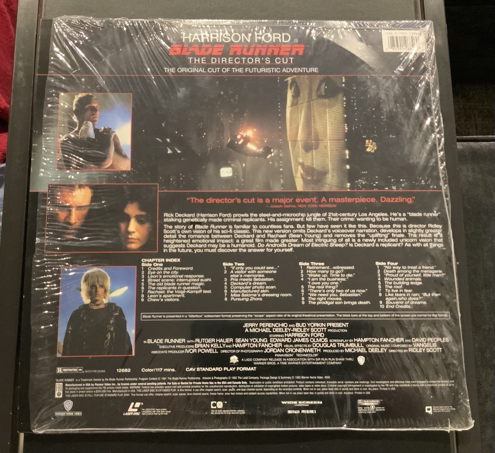 Blade Runner Director's Cut 1993 Harrison Ford  Laserdisc Sealed Special Edition - Image 2