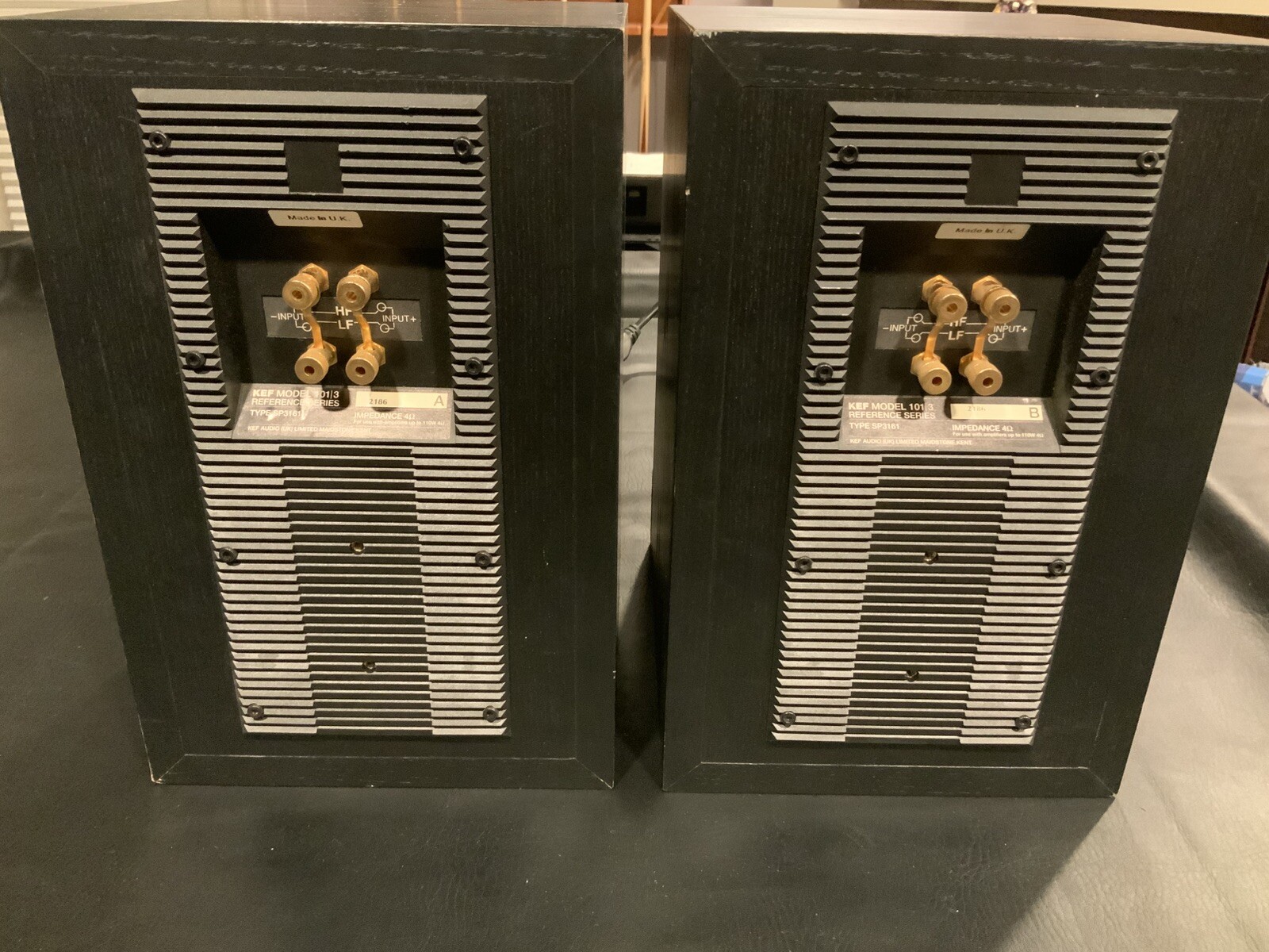 KEF Model 101 | 3 Reference Series Bookshelf Speakers Type SP3161 RARE 1st Uni Q - Image 4