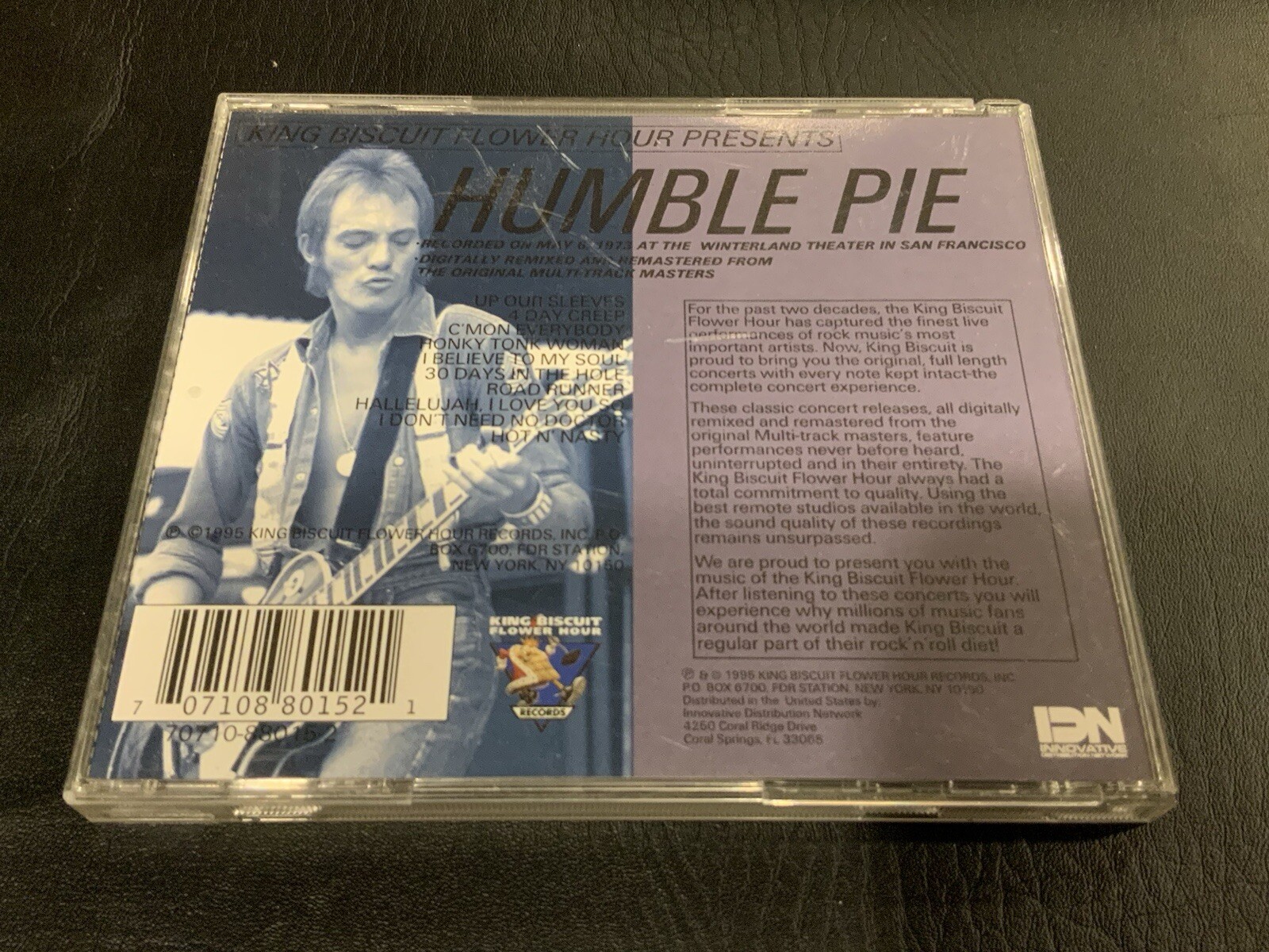 2 CD Lot Humble Pie King Biscuit Flower Hour In Concert & Running With the Pack - Image 6
