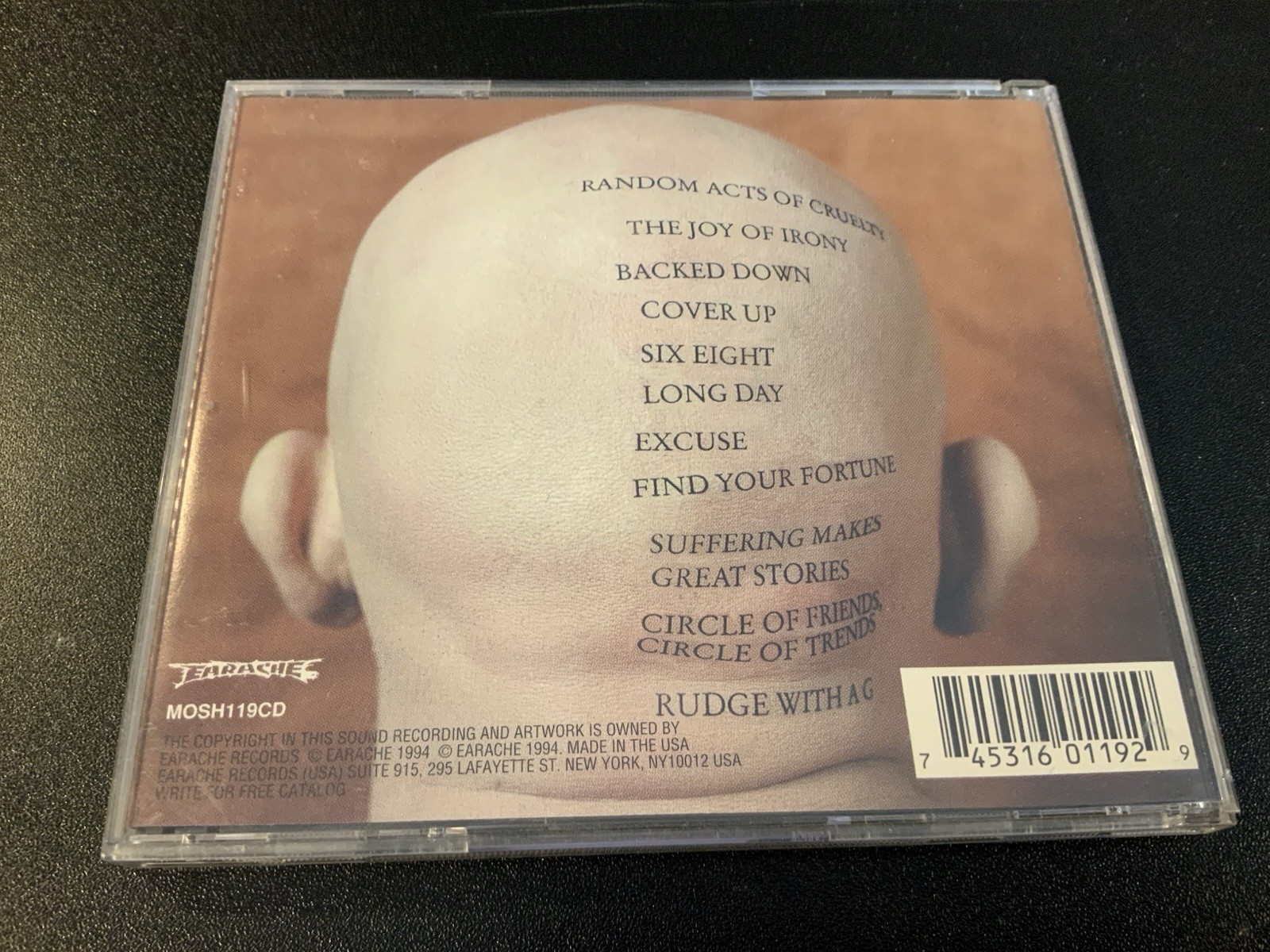 Fudge Tunnel The Complicated Futility Of Ignorance Cd 1994 MOSH119CD RARE - Image 2