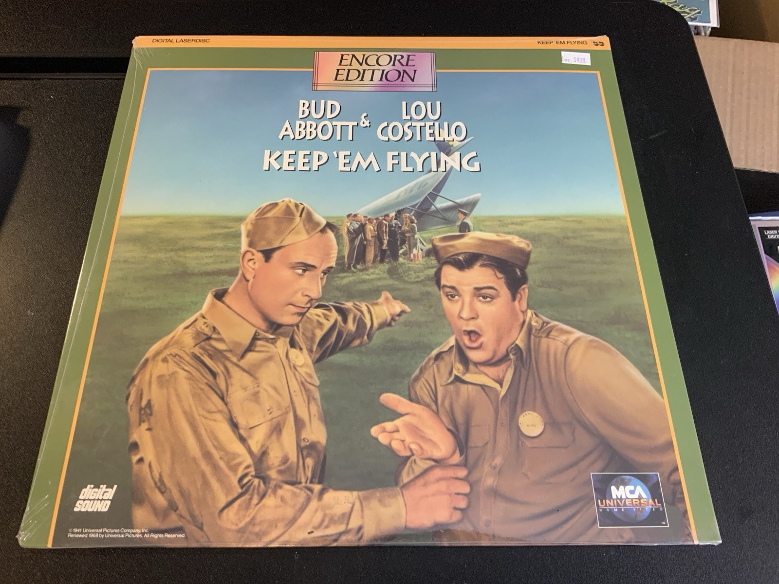 Keep Em Flying Laserdisc LD SEALED MCA Abbott & Costello Martha Raye Carol Bruce