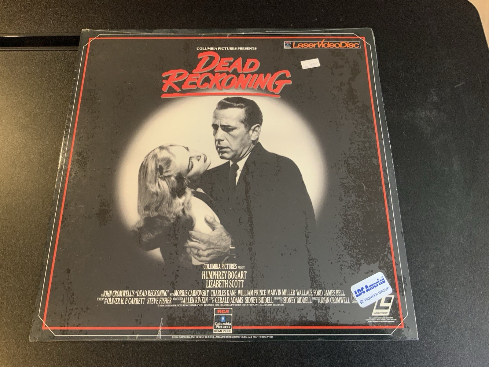 DEAD RECKONING LASERDISC, HUMPHREY BOGART, LIZBETH SCOTT, NEW SEALED