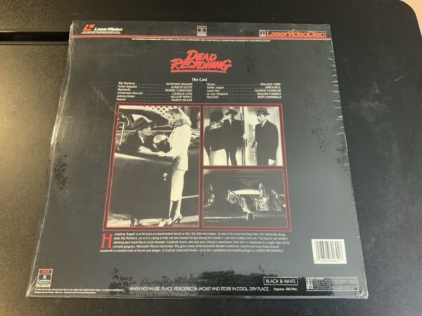 DEAD RECKONING LASERDISC, HUMPHREY BOGART, LIZBETH SCOTT, NEW SEALED - Image 2