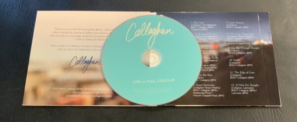 Life in Full Colour - Audio CD By Callaghan - VERY GOOD,RARE & SIGNED - Image 4