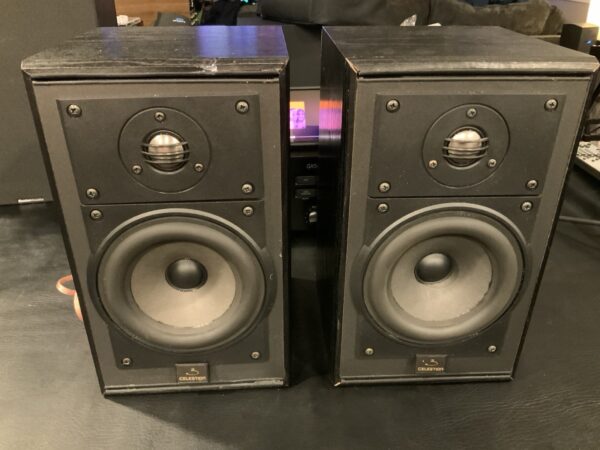 Celestion 3 MkII Hi-Fi Stereo Bookshelf Speakers Matched Pair Made England VIDEO
