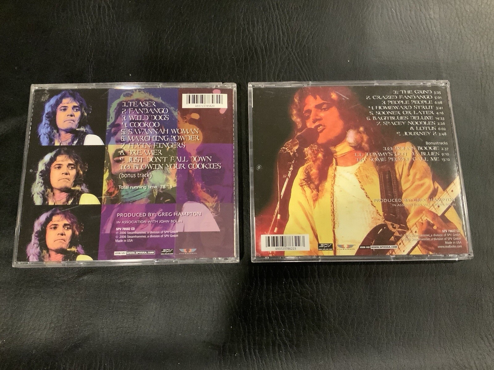 TOMMY BOLIN - WHIPS AND ROSES 1 & 2 (2CD 2006) SPV 78582 78622 (US) EXC! RAREAF! - Image 2