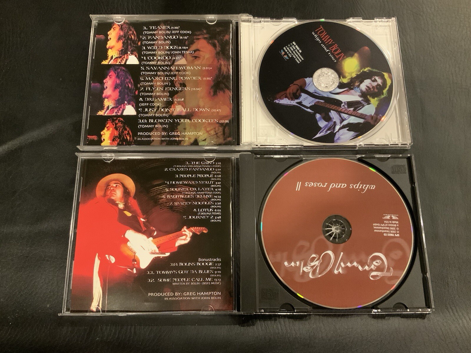 TOMMY BOLIN - WHIPS AND ROSES 1 & 2 (2CD 2006) SPV 78582 78622 (US) EXC! RAREAF! - Image 3
