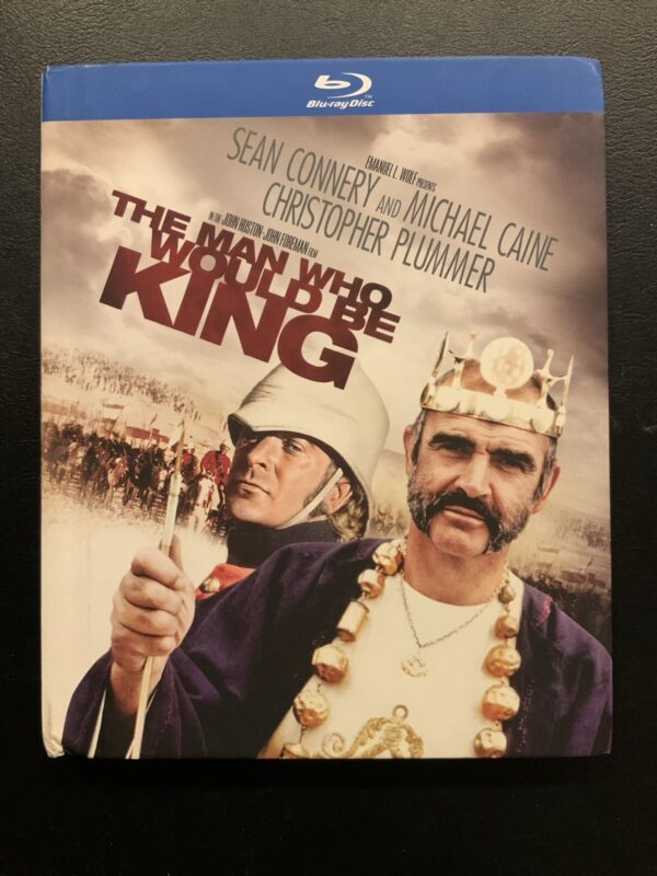 The Man Who Would Be King (Blu-ray Disc, 2011, DigiBook) Rare