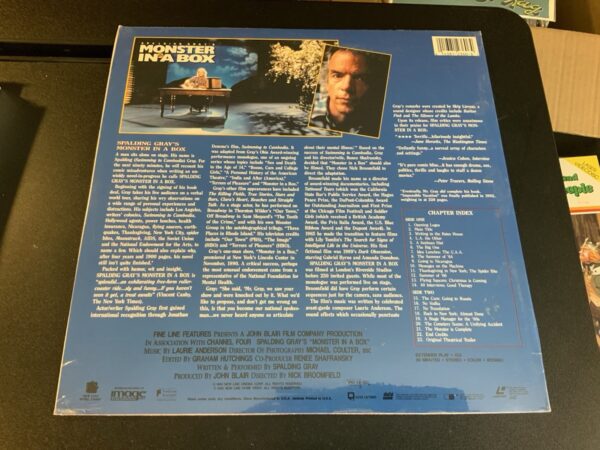 MONSTER IN A BOX - THE MOVIE Laserdisc LD [ID2360LI] Spaulding Gray NEW SEALED - Image 2