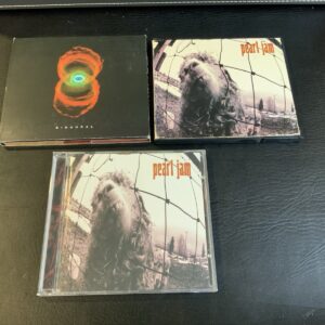 PEARL JAM - VS. (2 Copies) & Binaural.  LOT OF (3) CDS Rare Early Case VG