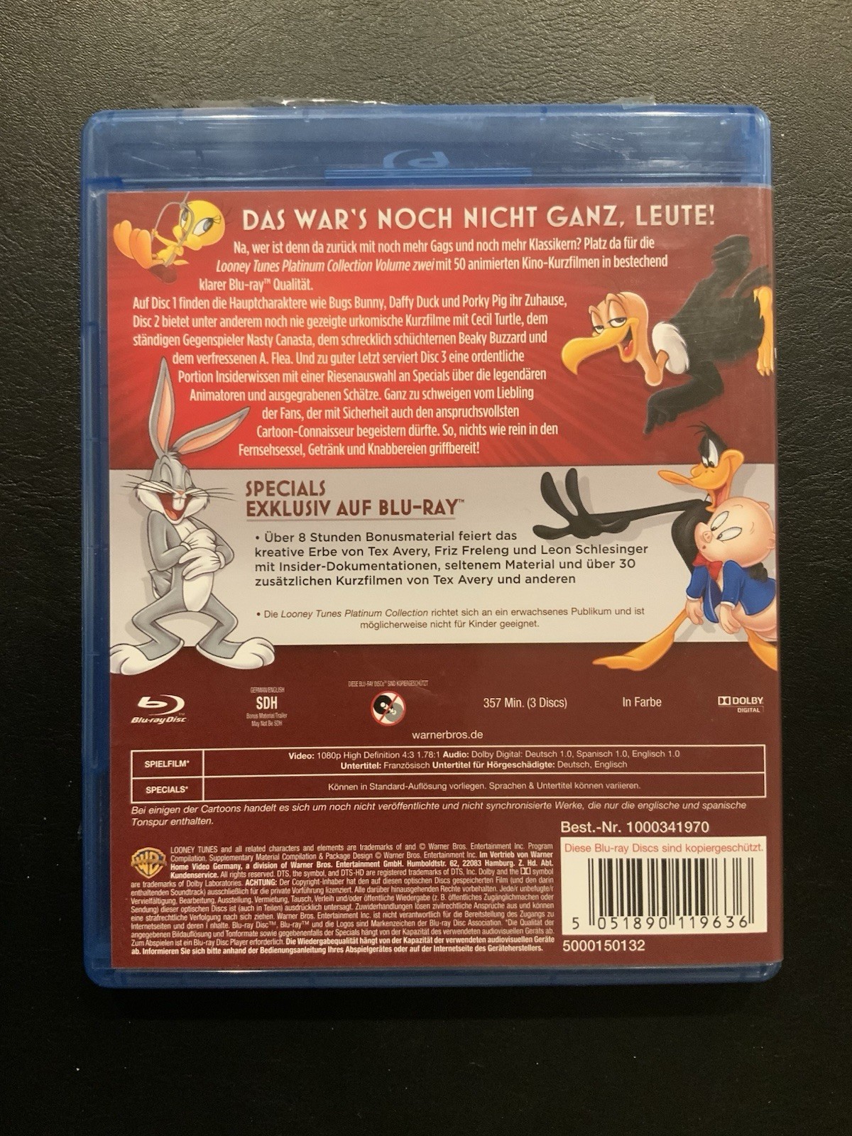 Looney Tunes Platinum Collection Volume Zwei 2 Two Blu-Ray Rare HTF - Image 2