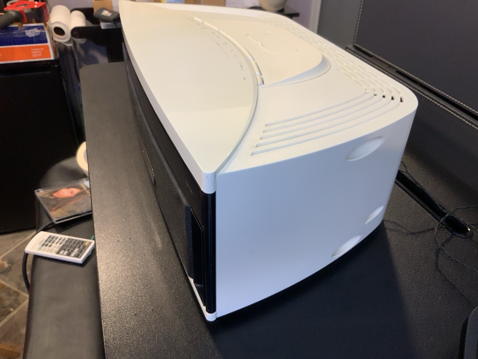 Rare Onkyo Aero Sound System - CBX-Z20 w/Remote Retro White CD iPod Dock Tested - Image 6