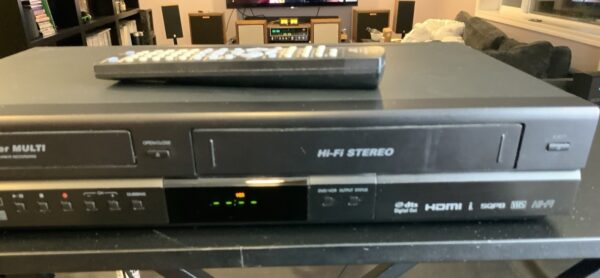 (TESTED) JVC DR-MV100B DVD VCR Recorder & Player Combo VHS HDMI with Remote - Image 5
