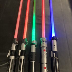 5 Star Wars Lightsabers Force FX, Ultimate FX, 2007 Master Replicas, Hasbro READ