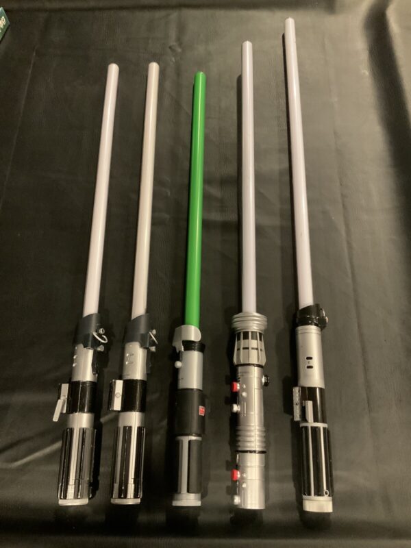 5 Star Wars Lightsabers Force FX, Ultimate FX, 2007 Master Replicas, Hasbro READ - Image 2