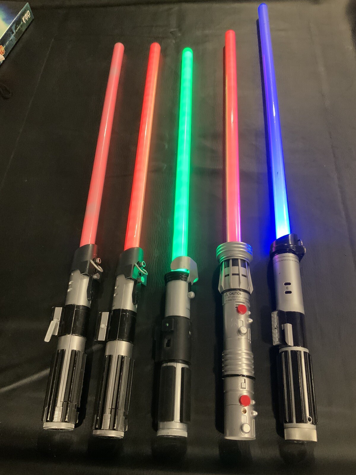 5 Star Wars Lightsabers Force FX, Ultimate FX, 2007 Master Replicas, Hasbro READ - Image 3
