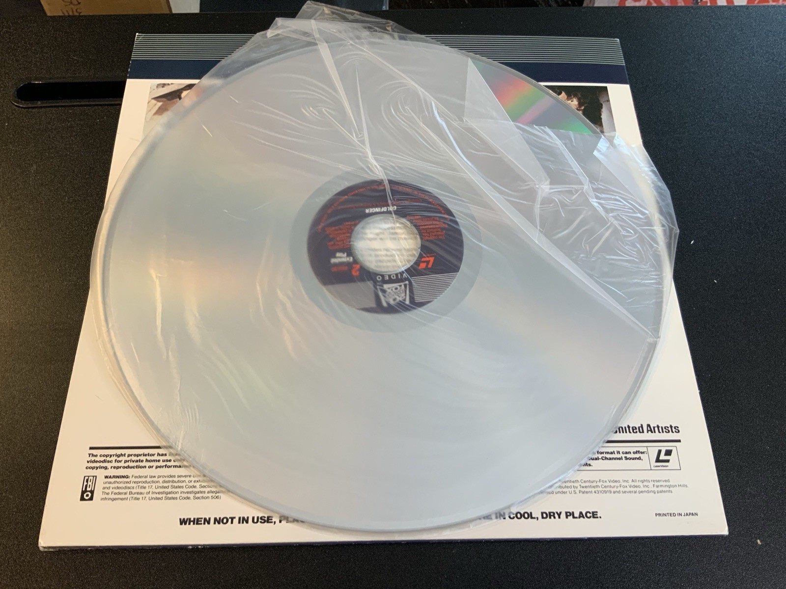 James Bond 007 2x LaserDisc Lot - For Your Eyes Only  & Goldfinger Pioneer 20th - Image 4