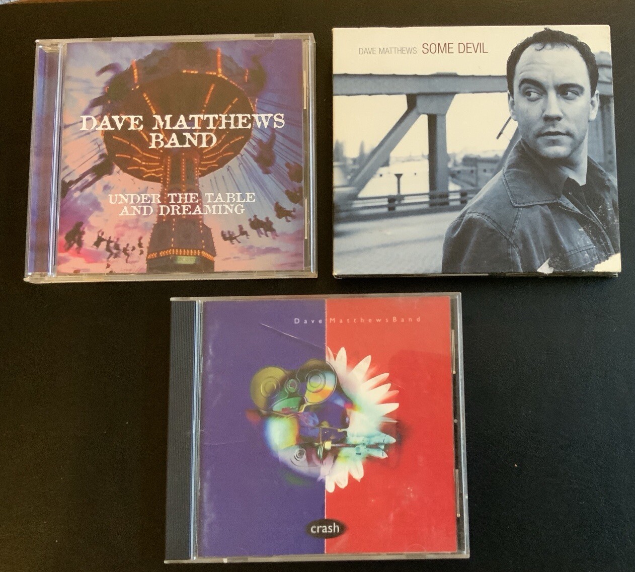 Dave Matthews Band 3 CD Lot Under the Table and Dreaming, Some Devil, Crash - Image 2