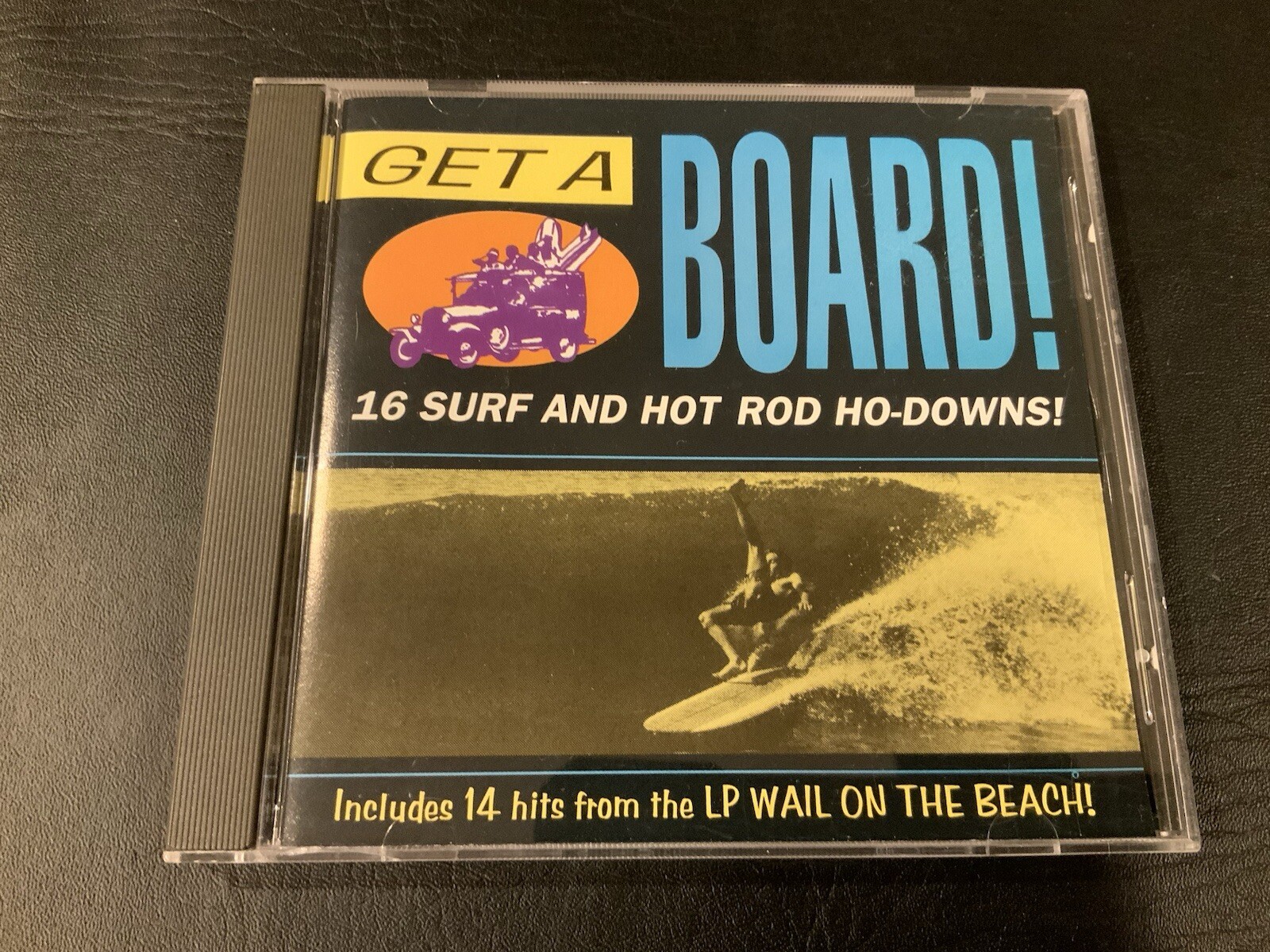 GET A BOARD 16 SURF AND HOT ROD HO-DOWNS + 14 FROM WAIL ON THE BEACH COMP CD