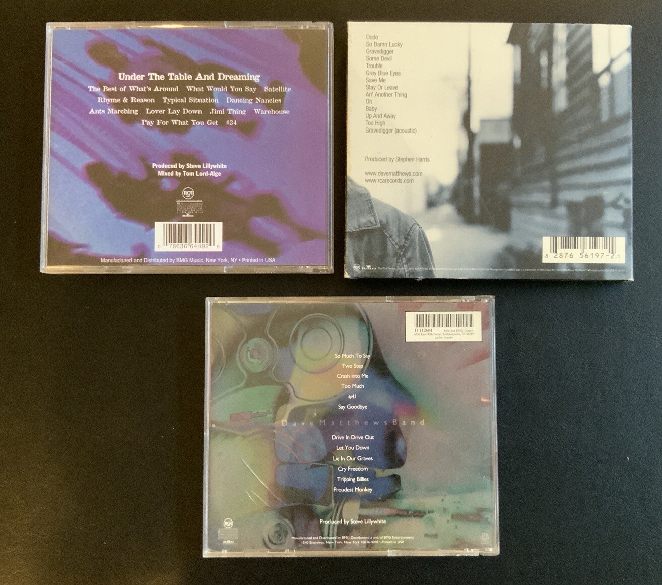 Dave Matthews Band 3 CD Lot Under the Table and Dreaming, Some Devil, Crash - Image 3