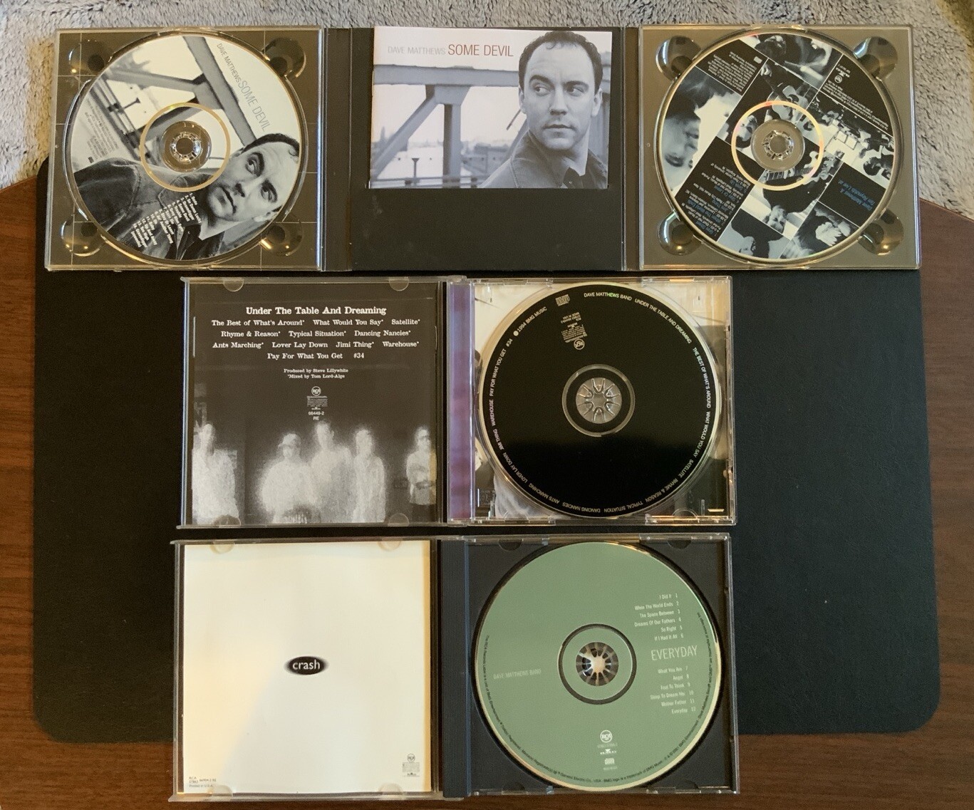 Dave Matthews Band 3 CD Lot Under the Table and Dreaming, Some Devil, Crash - Image 4