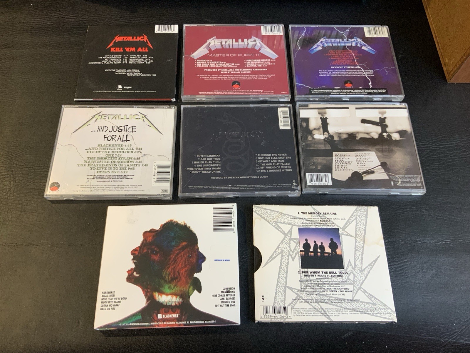 Metallica 8 CD Lot | Ride The Lightning, Master Of Puppets, And Justice, Black + - Image 2