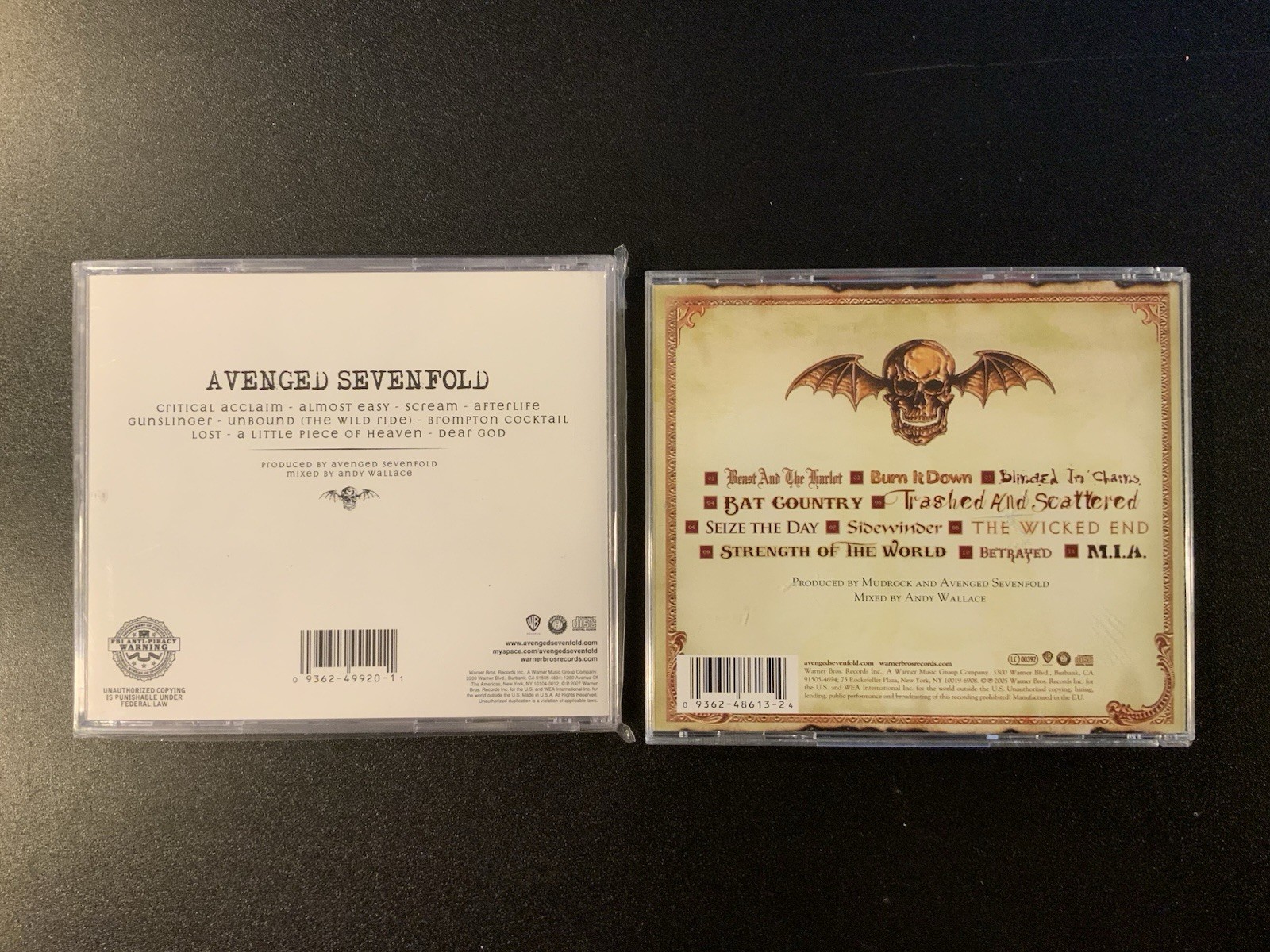 Lot of 2 CD: Avenged Sevenfold - City Of Evil & Self Titled Metal/Rock - Image 2