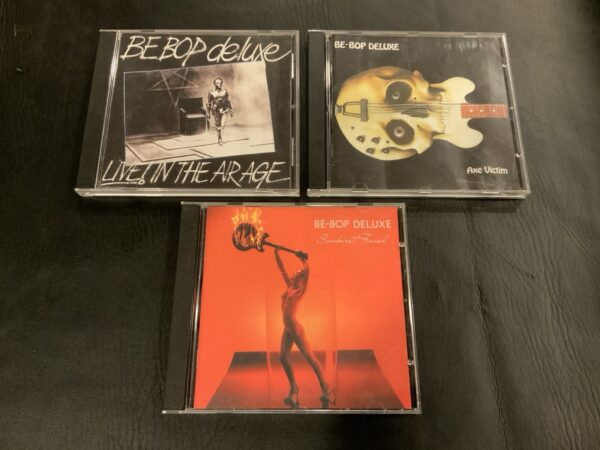 Be-Bop Deluxe 3 CD Lot: Axe Victim, Sunburst Finish, Live In the Air Age