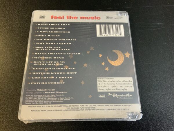 Richard Thompson Rumor and Sigh DVD Audio Feel The Music 2002 - Image 2