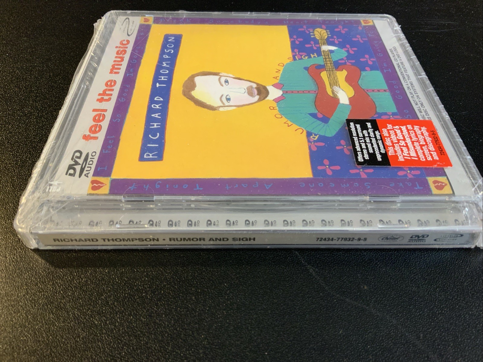 Richard Thompson Rumor and Sigh DVD Audio Feel The Music 2002 - Image 3