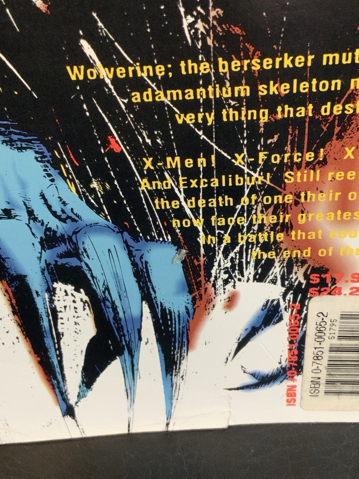 X-Men Fatal Attractions 1994 Trade Paperback Marvel Comics - Image 3
