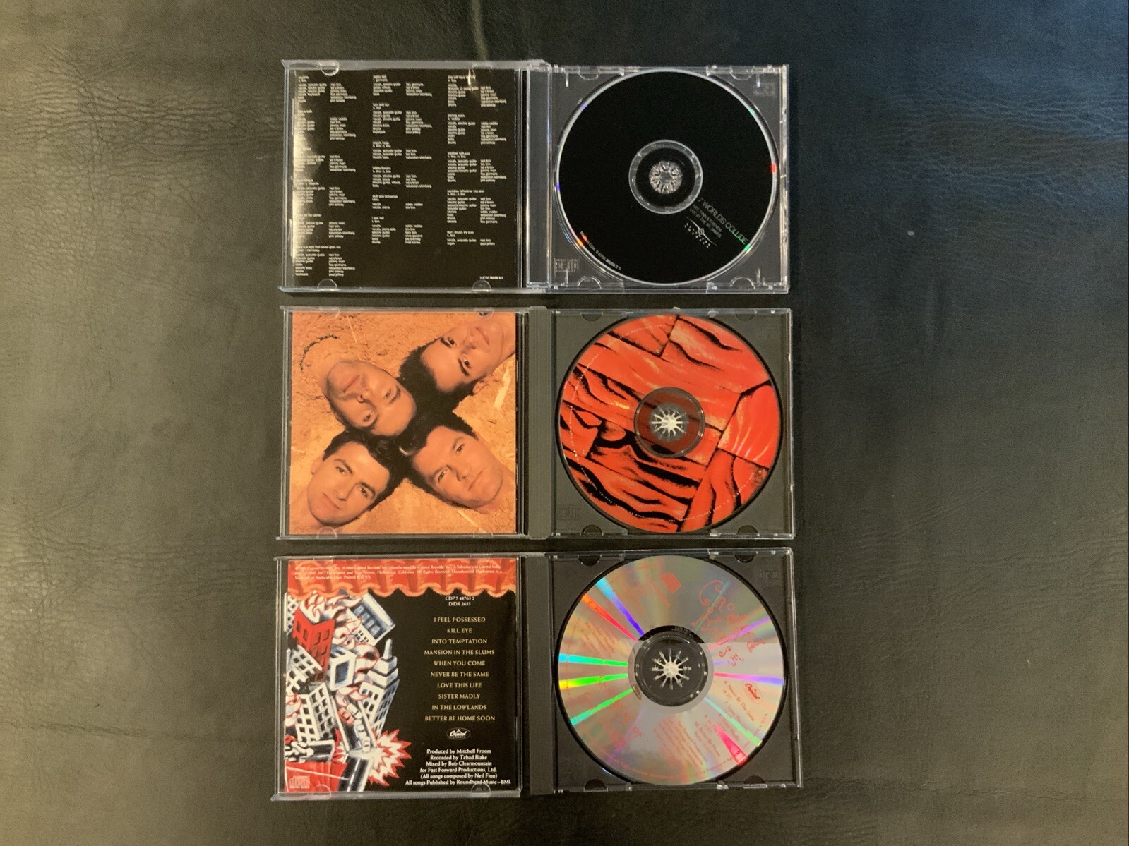 Crowded House / Neil Finn 3 CD Lot - Woodface, Temple of Low Men 7 Worlds Live - Image 3