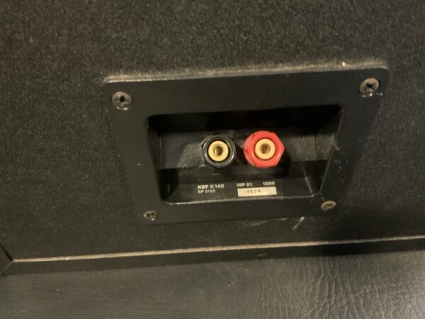 Audiophile Brand KEF Speakers K 140 / K140 / SP 3133 8 OHM, Banana Jack VIDEO - Image 13