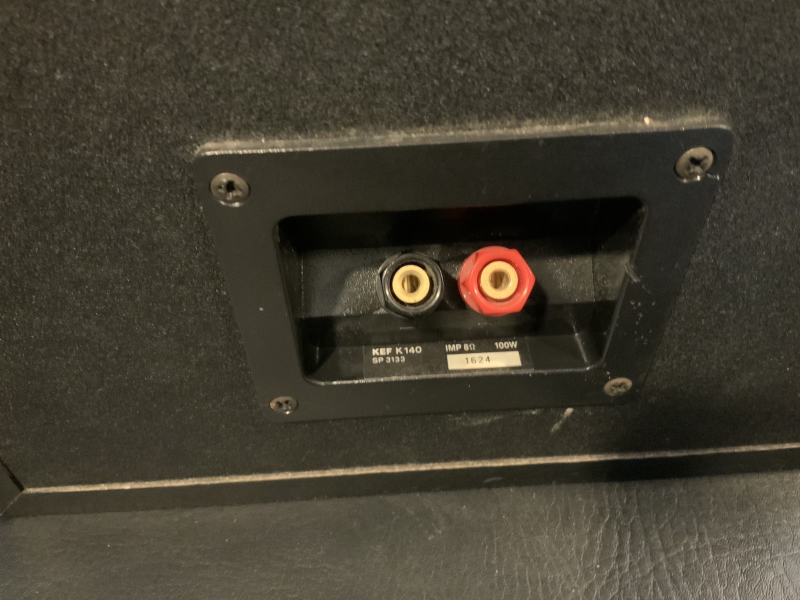 Audiophile Brand KEF Speakers K 140 / K140 / SP 3133 8 OHM, Banana Jack VIDEO - Image 13