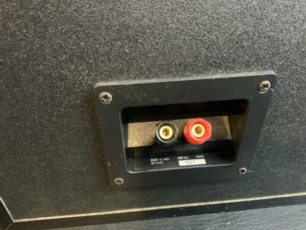 Audiophile Brand KEF Speakers K 140 / K140 / SP 3133 8 OHM, Banana Jack VIDEO - Image 15