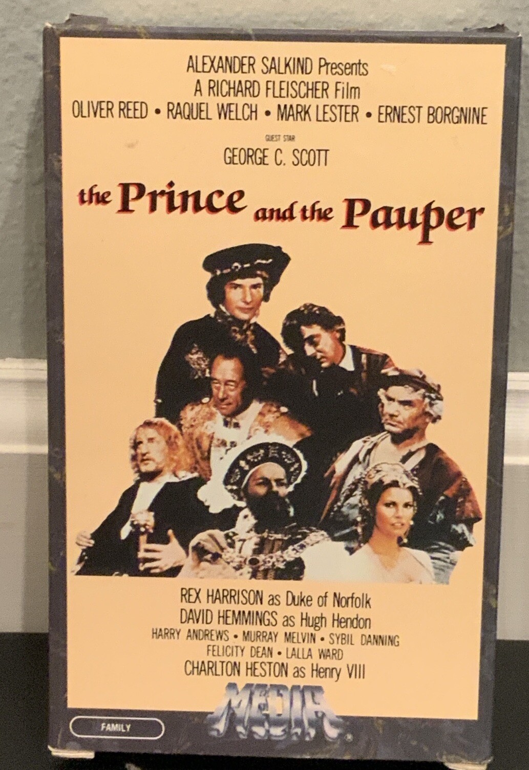 The Prince and the Pauper Beta Tape Media 1984 USA Mark Twain Charlton Heston