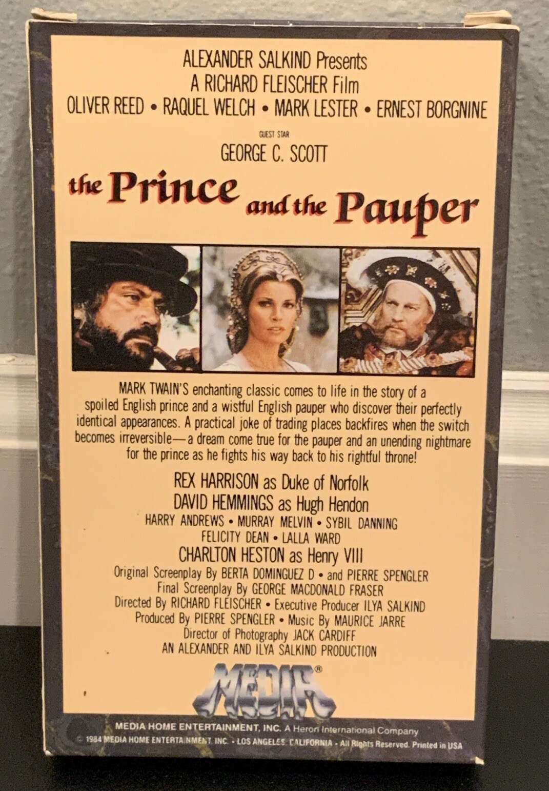 The Prince and the Pauper Beta Tape Media 1984 USA Mark Twain Charlton Heston - Image 2