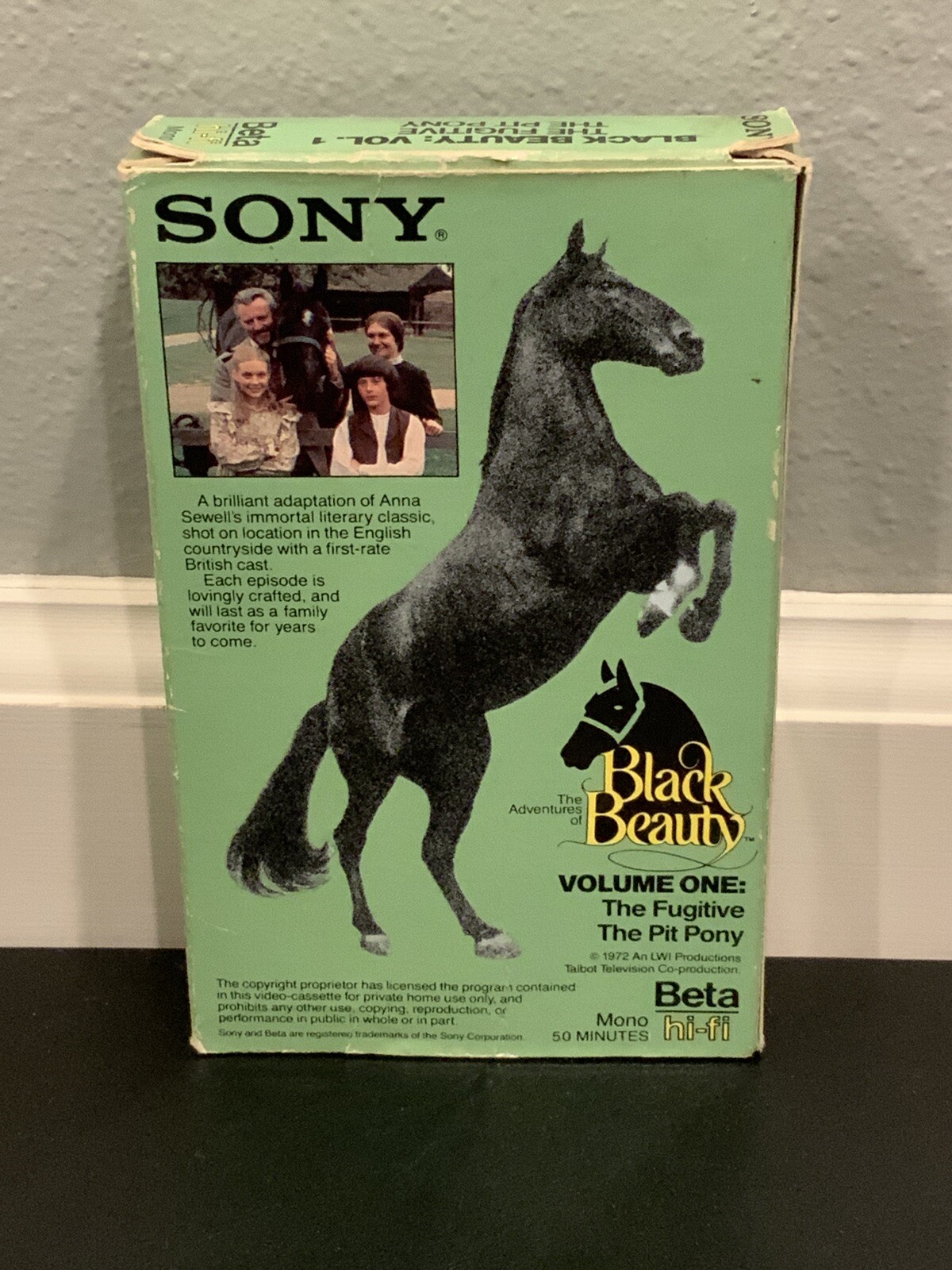 Betamax Black Beauty 3 Tape Lot, Fugitive The Pit Pony, Ribbon For Beauty+ RARE - Image 4