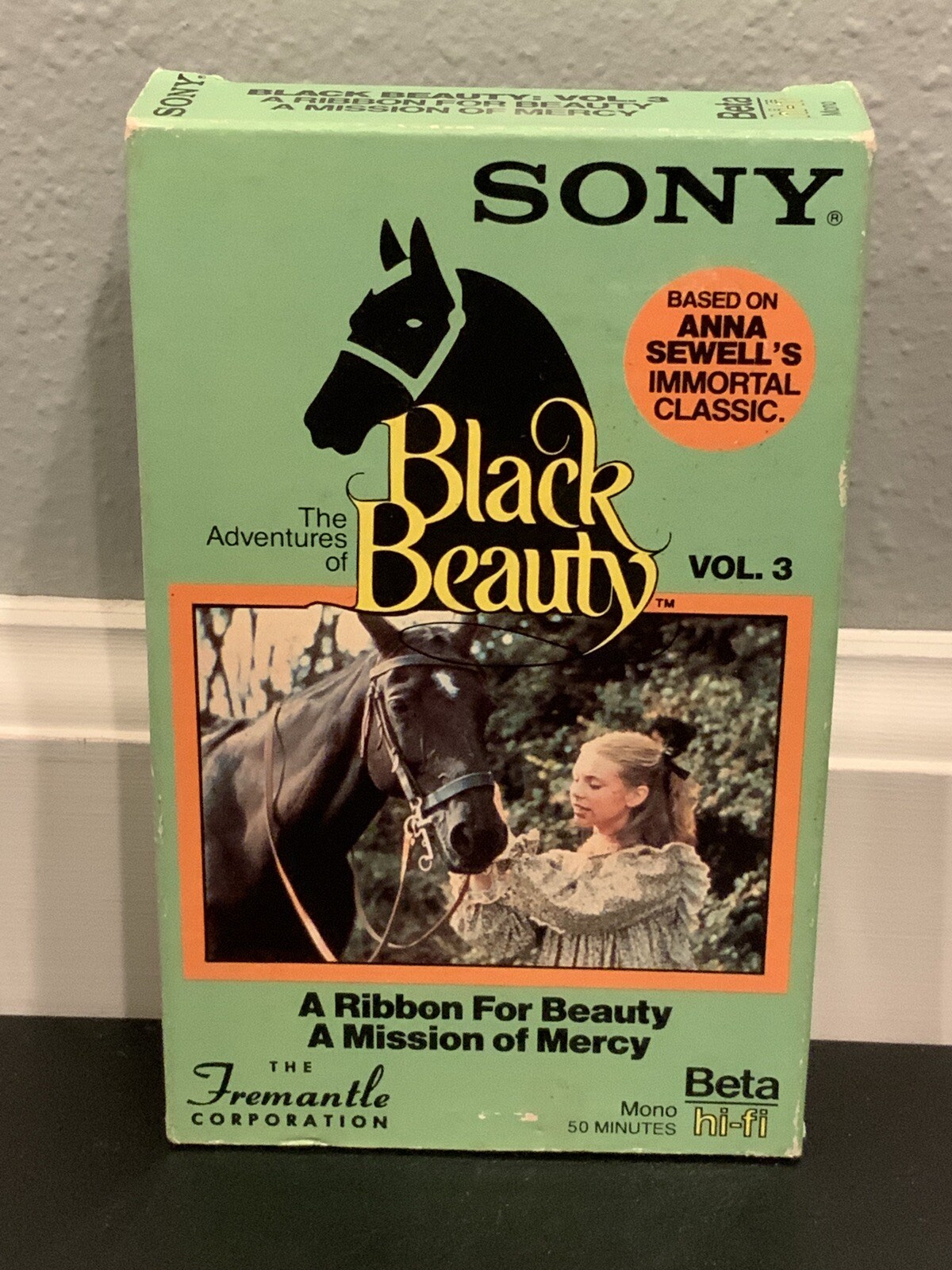 Betamax Black Beauty 3 Tape Lot, Fugitive The Pit Pony, Ribbon For Beauty+ RARE - Image 6