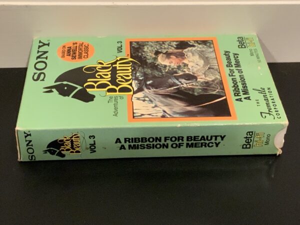 Betamax Black Beauty 3 Tape Lot, Fugitive The Pit Pony, Ribbon For Beauty+ RARE - Image 8