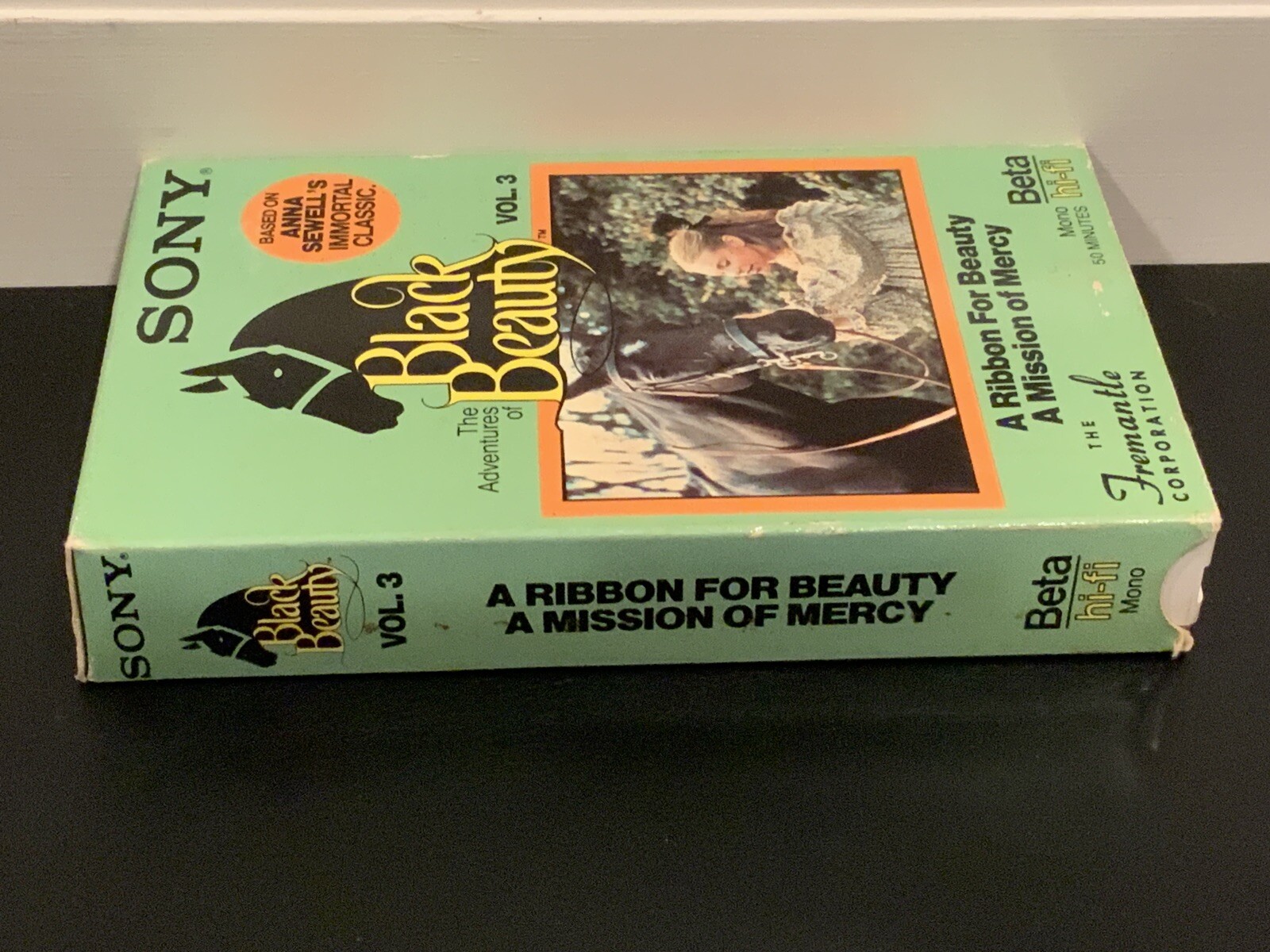 Betamax Black Beauty 3 Tape Lot, Fugitive The Pit Pony, Ribbon For Beauty+ RARE - Image 8