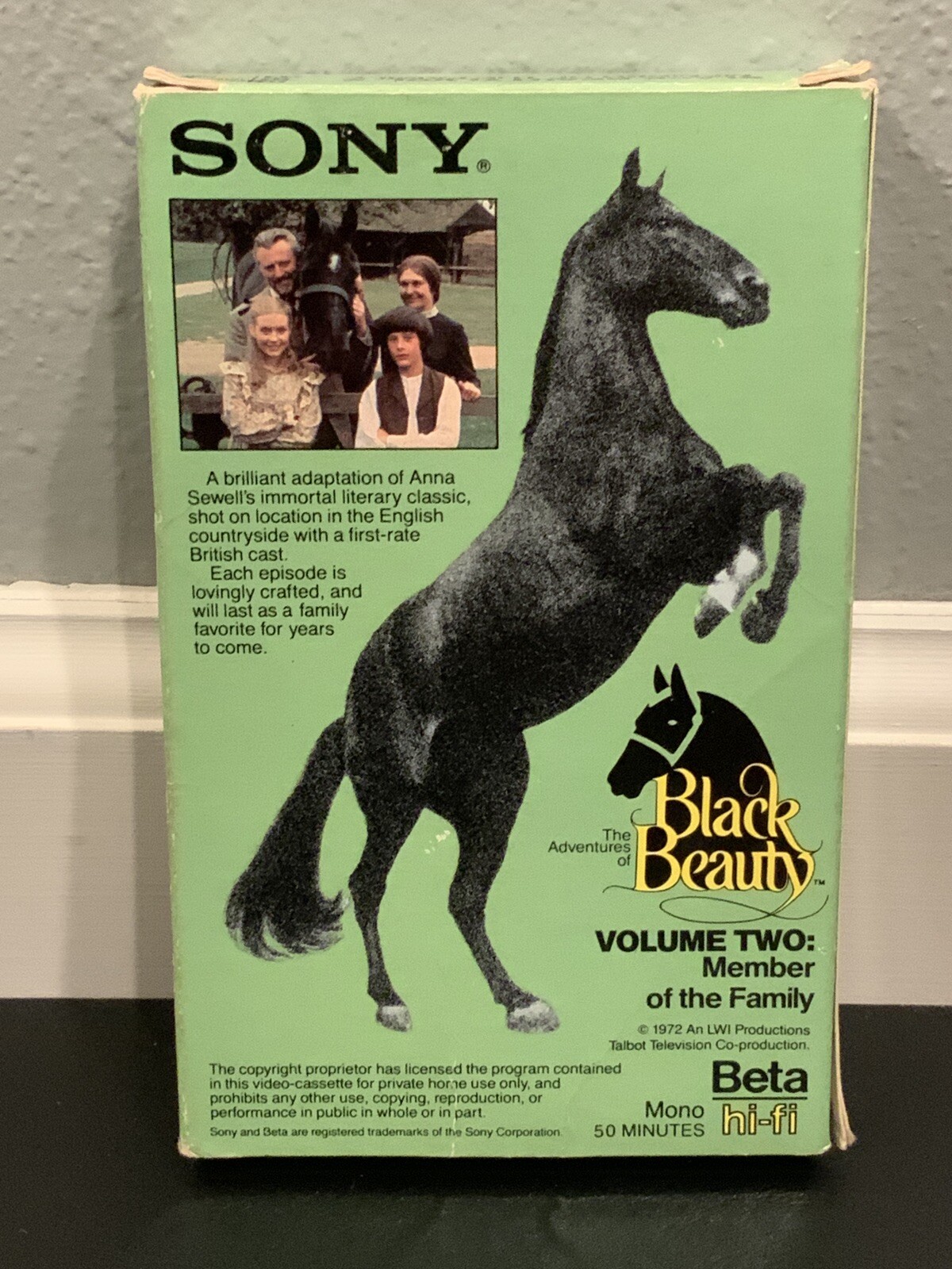 Betamax Black Beauty 3 Tape Lot, Fugitive The Pit Pony, Ribbon For Beauty+ RARE - Image 10